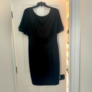 WHBM LBD sheer flutter sleeves